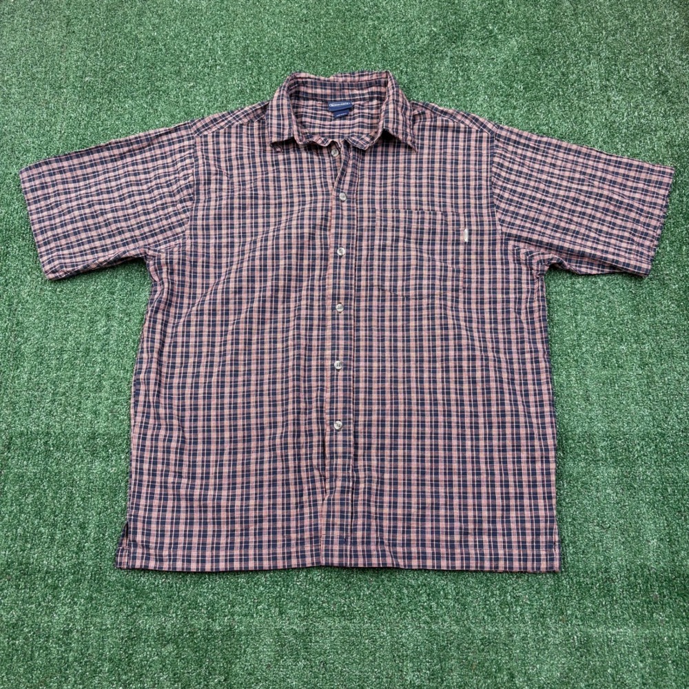 Vintage Sideout Plaid Short Sleeve Button Down Shirt
